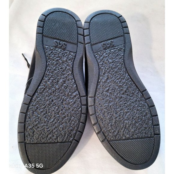 SAS Womens Black Leather Comfort Shoes US Size 9 1/2 5G Orthopedic Support - Picture 5 of 9